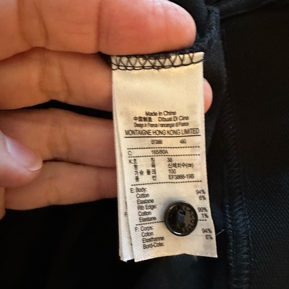 Black slim fit Lacoste dress - Picture 4 of 5